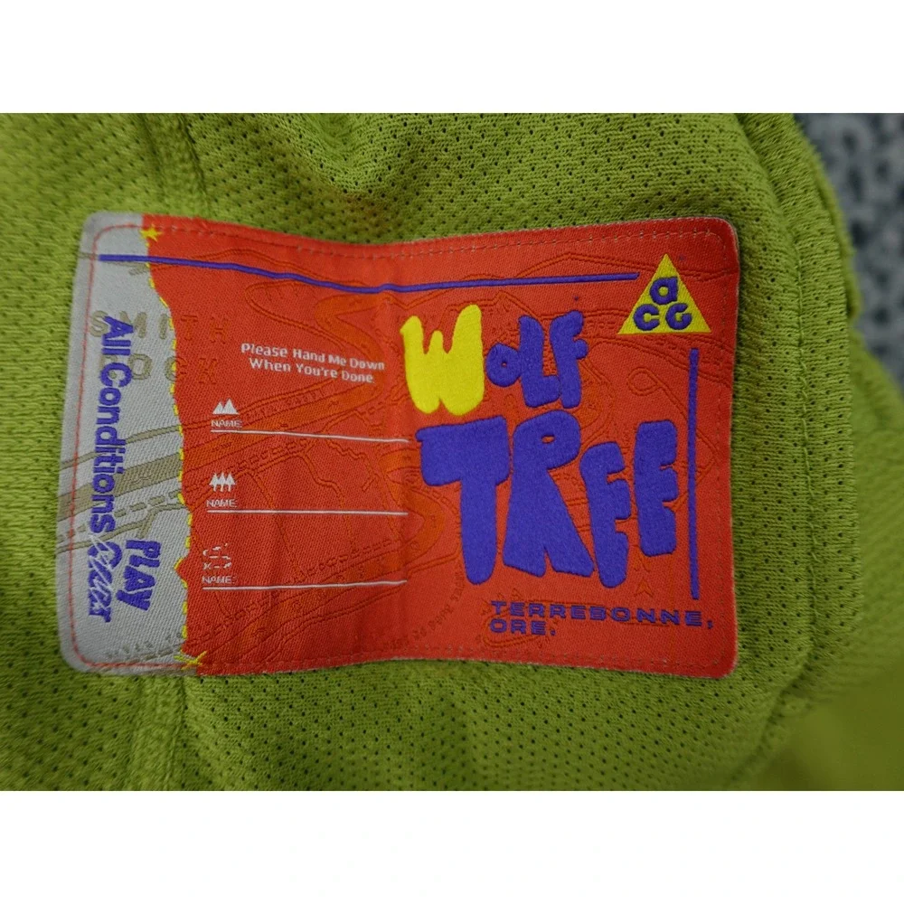 Nike ACG Polartec Fleece Pants Kids M Green Wolf Tree DQ8737-377 Reinforced